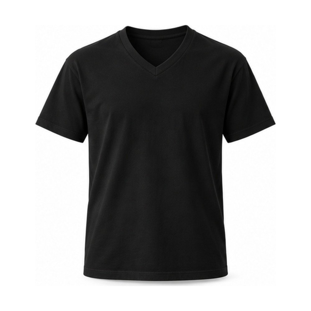 V-neck tee, front view